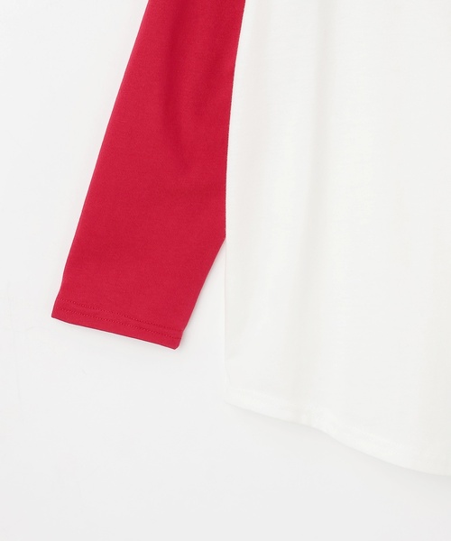 LOVETOXIC（ラブトキシック）の「ハートラグランルーズ長袖Tシャツ（Tシャツ/カットソー・キッズ・ブラック/レッド/グリーン・S:140cm/M:150cm/L:160cm/130cm）」の12枚目の写真