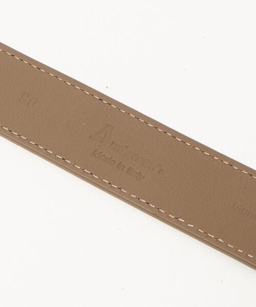 Andersons Belts（アンダーソンベルト）の「＜ANDERSONS＞  シボ ベルト（ベルト・メンズ・グレー系/ブラック・90cm）」の6枚目の写真