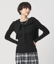UNITED ARROWS（ユナイテッドアローズ）の「シルク リブ クルーネック ニット（ニット/セーター・レディース）」