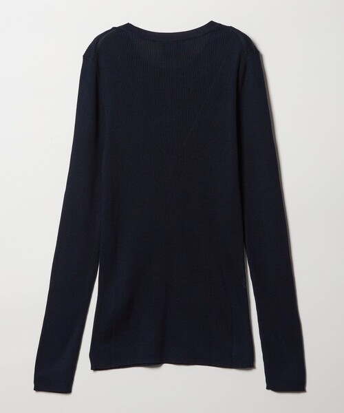 【美品】UNITED ARROWS シルク リブ クルーネック ニット シルク リブ クルーネック ニット（ニット/セーター）｜UNITED ARROWS