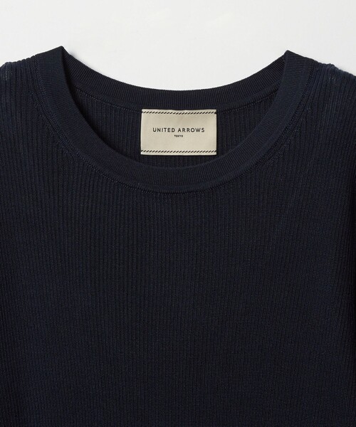 シルク リブ クルーネック ニット（ニット/セーター）｜UNITED ARROWS