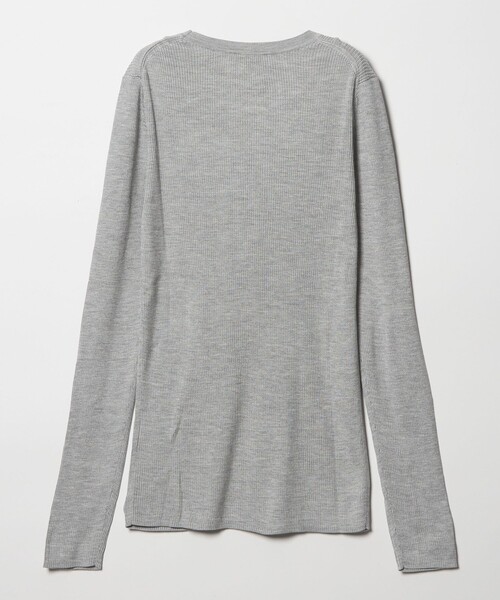 シルク リブ クルーネック ニット（ニット/セーター）｜UNITED ARROWS