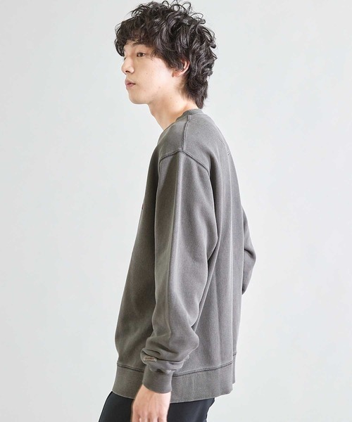 Goodwear(グッドウェア)の「【Good wear×BARRY McGEE×UNION STATION】ピグメント加工 別注クルーネックスウェット(スウェット・メンズ・チャコールグレー/ブルー/オフホワイト・L/M)」の17枚目の写真