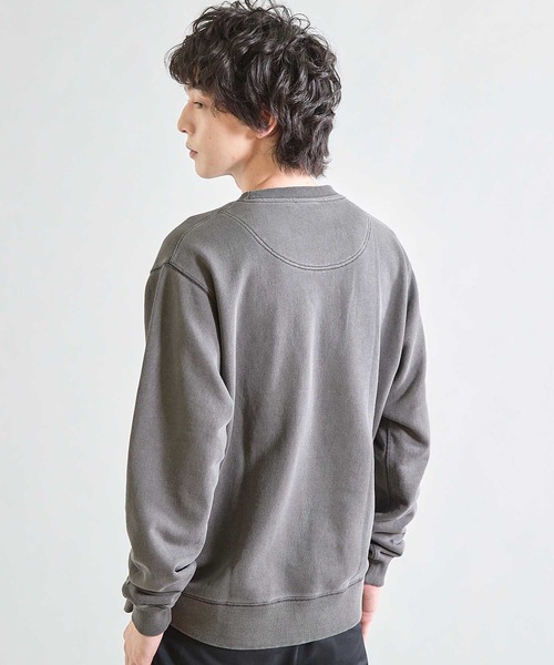 Goodwear(グッドウェア)の「【Good wear×BARRY McGEE×UNION STATION】ピグメント加工 別注クルーネックスウェット(スウェット・メンズ・チャコールグレー/ブルー/オフホワイト・L/M)」の18枚目の写真
