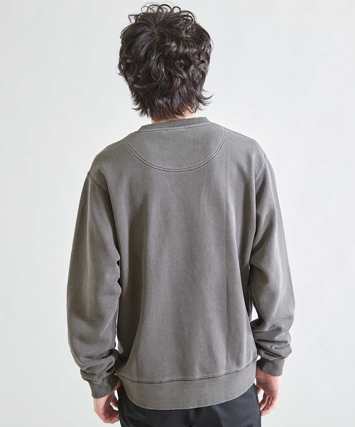 Goodwear(グッドウェア)の「【Good wear×BARRY McGEE×UNION STATION】ピグメント加工 別注クルーネックスウェット(スウェット・メンズ・チャコールグレー/ブルー/オフホワイト・L/M)」の19枚目の写真