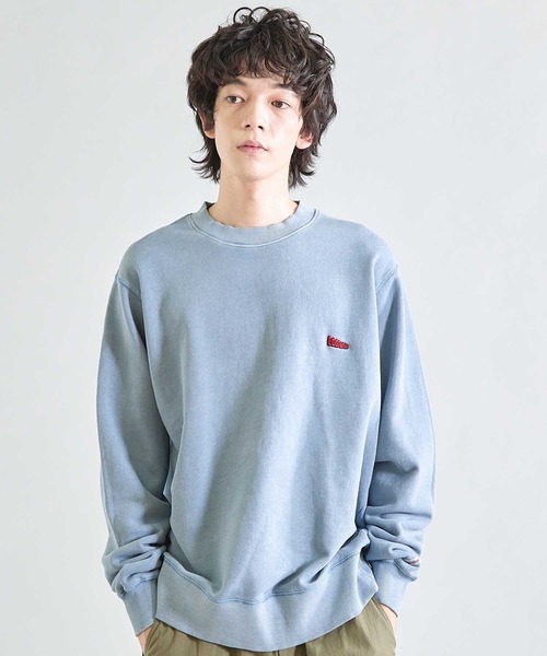 Goodwear(グッドウェア)の「【Good wear×BARRY McGEE×UNION STATION】ピグメント加工 別注クルーネックスウェット(スウェット・メンズ・チャコールグレー/ブルー/オフホワイト・L/M)」の11枚目の写真