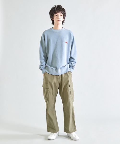 Goodwear(グッドウェア)の「【Good wear×BARRY McGEE×UNION STATION】ピグメント加工 別注クルーネックスウェット(スウェット・メンズ・チャコールグレー/ブルー/オフホワイト・L/M)」の15枚目の写真