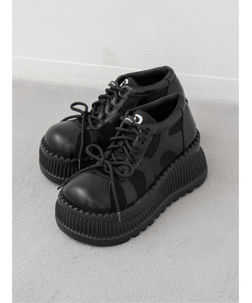 Darich(ダーリッチ)の「Dロゴボリュームスニーカー(スニーカー・レディース・ブラック・L/M/S/XS/XL)」の2枚目の写真