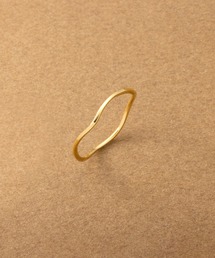 Cream dot.（クリームドット）の「【サージカルステンレス】華奢ラインのステンレス製ウェーブデザインリング（リング）」