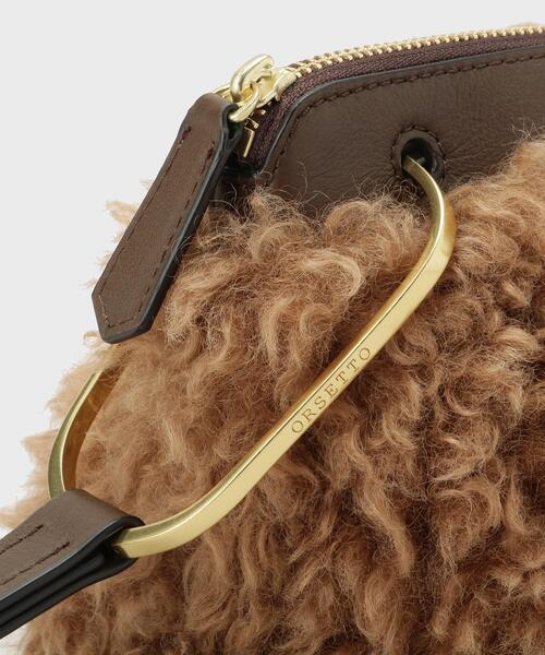 UNTITLED（アンタイトル）の「【ORSETTO】 MORBIDO クラッチバッグバッグ（クラッチバッグ・レディース・ブラック/ダークブラウン・00）」の4枚目の写真