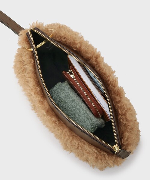 UNTITLED（アンタイトル）の「【ORSETTO】 MORBIDO クラッチバッグバッグ（クラッチバッグ・レディース・ブラック/ダークブラウン・00）」の3枚目の写真