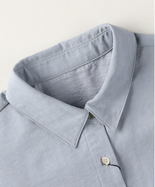 Right-on（ライトオン）の「【HONEYSUCKLE ROSE】スエードライクシャツ（シャツ/ブラウス・レディース・ブルー/ライトブラウン/ライトベージュ・L/M）」の13枚目の写真