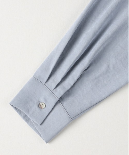 Right-on（ライトオン）の「【HONEYSUCKLE ROSE】スエードライクシャツ（シャツ/ブラウス・レディース・ブルー/ライトブラウン/ライトベージュ・L/M）」の11枚目の写真