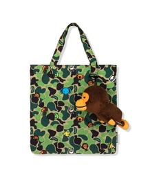 A BATHING APE(AxCVOGCv)BABY MILO PLUSH DOLL RECYCLE TOTE BAG(GRobO/TuobO)
