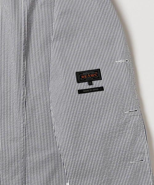 BEAMS PLUS（ビームスプラス）の「BEAMS PLUS / シアサッカー 3B ジャケット（テーラードジャケット・メンズ・その他1/ネイビー・SMALL/MEDIUM/LARGE/X-LARGE/X-SMALL）」の14枚目の写真