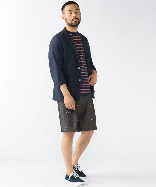 BEAMS PLUS（ビームスプラス）の「BEAMS PLUS / シアサッカー 3B ジャケット（テーラードジャケット・メンズ・その他1/ネイビー・SMALL/MEDIUM/LARGE/X-LARGE/X-SMALL）」の11枚目の写真