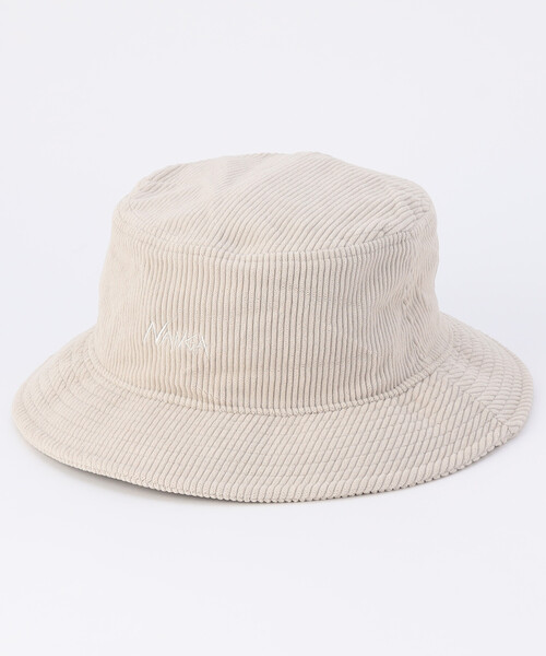 NANGA(ナンガ)の「NANGA/ナンガ CORDUROY BUCKET HAT(ハット・メンズ・ナチュラル/ブラック/ブラウン・ONE SIZE)」の1枚目の写真