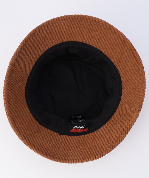 NANGA(ナンガ)の「NANGA/ナンガ CORDUROY BUCKET HAT(ハット・メンズ・ナチュラル/ブラック/ブラウン・ONE SIZE)」の8枚目の写真