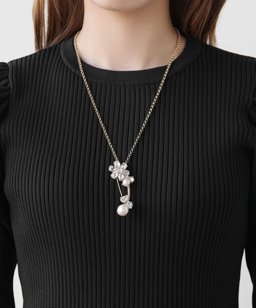 TOCCA(トッカ)の「BLESS OF DAISY 2WAY BROOCH NECKLACE ブローチネックレス(ブローチ/コサージュ・レディース・シルバー系/ゴールド系・F)」の7枚目の写真