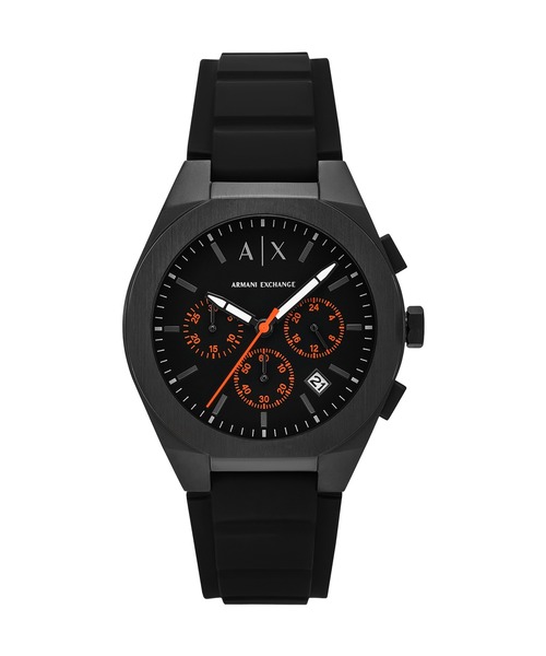 ARMANI EXCHANGE(アルマーニエクスチェンジ)の「アルマーニ・エクスチェンジ 腕時計 メンズ アナログ シリコン AX4198(アナログ腕時計・メンズ・ブラック・FREE)」の1枚目の写真