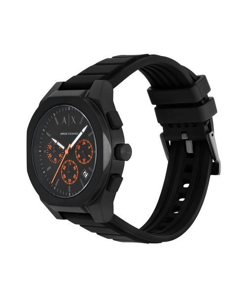 ARMANI EXCHANGE(アルマーニエクスチェンジ)の「アルマーニ・エクスチェンジ 腕時計 メンズ アナログ シリコン AX4198(アナログ腕時計・メンズ・ブラック・FREE)」の7枚目の写真