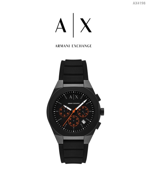 ARMANI EXCHANGE(アルマーニエクスチェンジ)の「アルマーニ・エクスチェンジ 腕時計 メンズ アナログ シリコン AX4198(アナログ腕時計・メンズ・ブラック・FREE)」の10枚目の写真
