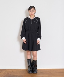 LOVETOXIC（ラブトキシック）の「長袖トラックワンピース（ワンピース）」