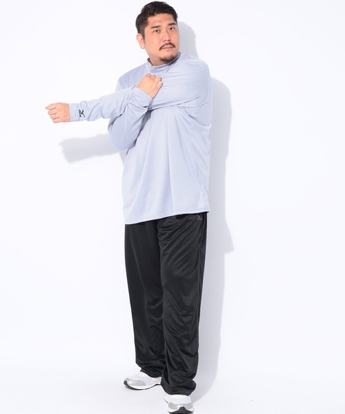 MIZUNO(ミズノ )の「MIZUNO (ミズノ) 裏起毛 ウォーム ハイネック 長袖 Tシャツ(Tシャツ/カットソー・メンズ・ブラック/グレー・3L/4L/5L)」の13枚目の写真