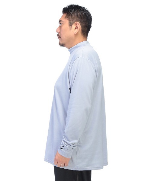 MIZUNO(ミズノ )の「MIZUNO (ミズノ) 裏起毛 ウォーム ハイネック 長袖 Tシャツ(Tシャツ/カットソー・メンズ・ブラック/グレー・3L/4L/5L)」の15枚目の写真