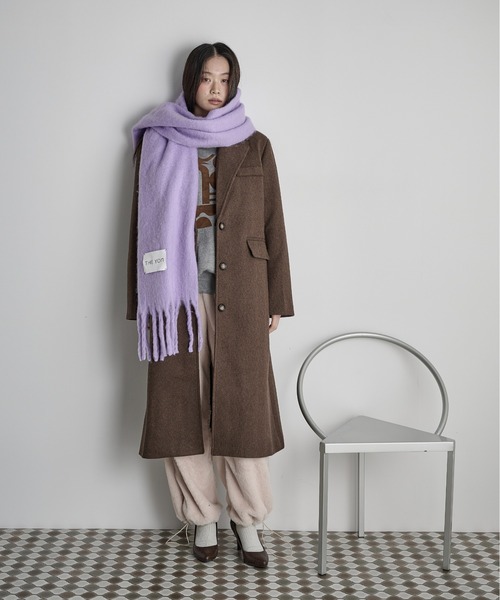 THE YOn（ザヨン）の「フロッキープリント裏起毛スウェット（スウェット・レディース・ミント/ブラウン/グレー・FREE）」の15枚目の写真