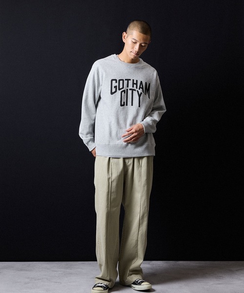 GOTHAM CITY PRINTED CLASSIC CREWNECK SWEATSHIRT / ゴッサム シティ