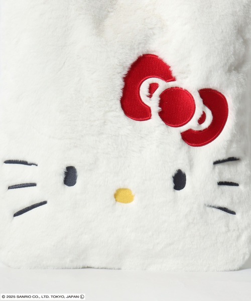 sanrio（サンリオ）の「sanrio（サンリオ）キャラクターフェイストートバッグ/ハローキティ/シナモロール/クロミ/ハンギョドン（トートバッグ・レディース・ブルー/ダークグレー/ホワイト系1/ホワイト系2・FREE）」の10枚目の写真