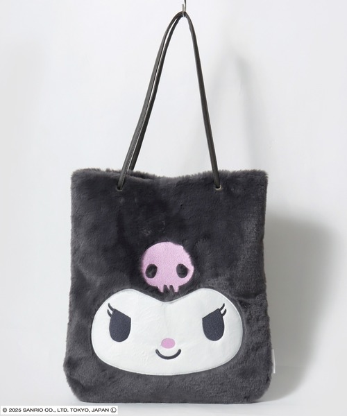 sanrio（サンリオ）の「sanrio（サンリオ）キャラクターフェイストートバッグ/ハローキティ/シナモロール/クロミ/ハンギョドン（トートバッグ・レディース・ブルー/ダークグレー/ホワイト系1/ホワイト系2・FREE）」の16枚目の写真