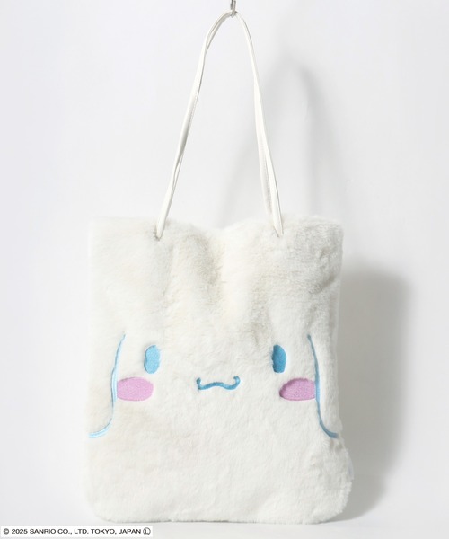 sanrio（サンリオ）の「sanrio（サンリオ）キャラクターフェイストートバッグ/ハローキティ/シナモロール/クロミ/ハンギョドン（トートバッグ・レディース・ブルー/ダークグレー/ホワイト系1/ホワイト系2・FREE）」の13枚目の写真