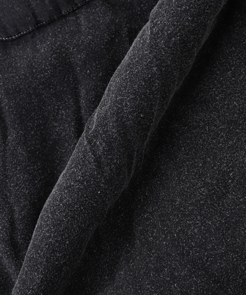 NOMA t.d.(ノーマティーディー)の「NOMARHYTHM TEXTILE (ノーマリズム テキスタイル) Hand Dye Puffer シャツ(シャツ/ブラウス・メンズ・ホワイト/ブラック・5/4)」の7枚目の写真