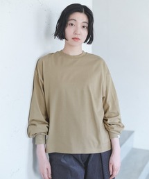 THREE FIFTY STANDARDボリューム袖の吸水速乾長袖Tシャツ