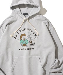 TETE HOMME（テットオム）の「【ゆる～い長州さん】イートザステーキパーカー（パーカー）」