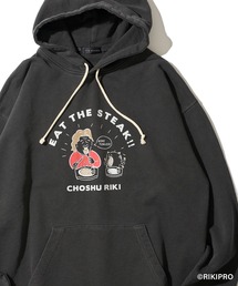 TETE HOMME | 【ゆる～い長州さん】イートザステーキパーカー(パーカー)