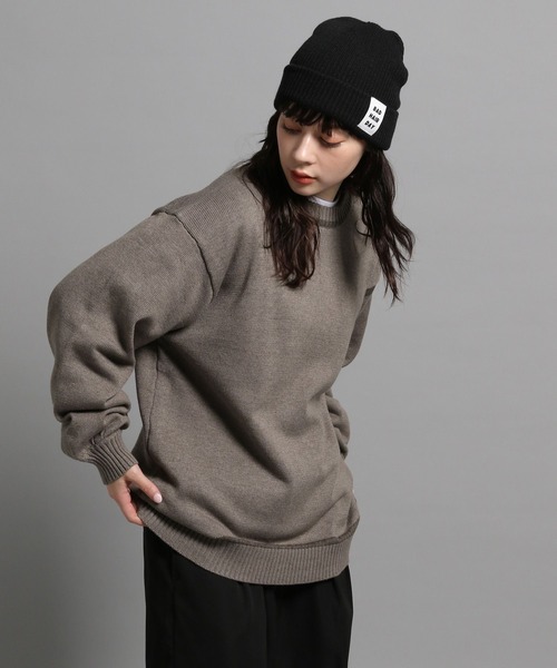 GEORGE'S(ジョージズ)の「ラインニットプルオーバー(ニット/セーター・メンズ・オフホワイト/モカ/ネイビー・MEDIUM/LARGE)」の21枚目の写真