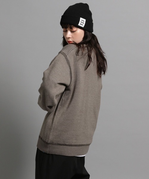 GEORGE'S(ジョージズ)の「ラインニットプルオーバー(ニット/セーター・メンズ・オフホワイト/モカ/ネイビー・MEDIUM/LARGE)」の22枚目の写真