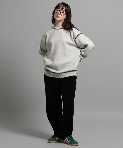 GEORGE'S(ジョージズ)の「ラインニットプルオーバー(ニット/セーター・メンズ・オフホワイト/モカ/ネイビー・MEDIUM/LARGE)」の6枚目の写真