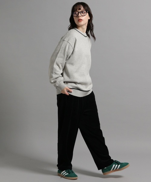 GEORGE'S(ジョージズ)の「ラインニットプルオーバー(ニット/セーター・メンズ・オフホワイト/モカ/ネイビー・MEDIUM/LARGE)」の7枚目の写真