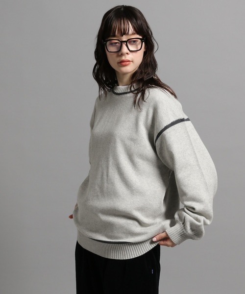 GEORGE'S(ジョージズ)の「ラインニットプルオーバー(ニット/セーター・メンズ・オフホワイト/モカ/ネイビー・MEDIUM/LARGE)」の10枚目の写真