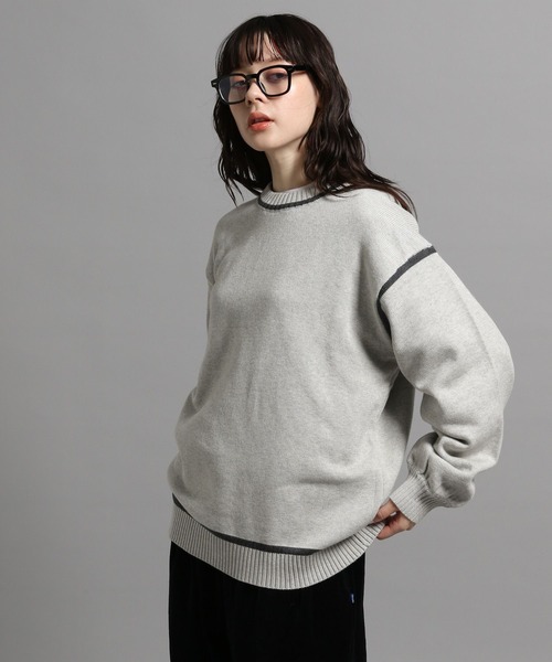 GEORGE'S(ジョージズ)の「ラインニットプルオーバー(ニット/セーター・メンズ・オフホワイト/モカ/ネイビー・MEDIUM/LARGE)」の11枚目の写真