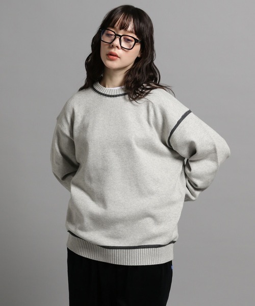 GEORGE'S(ジョージズ)の「ラインニットプルオーバー(ニット/セーター・メンズ・オフホワイト/モカ/ネイビー・MEDIUM/LARGE)」の12枚目の写真