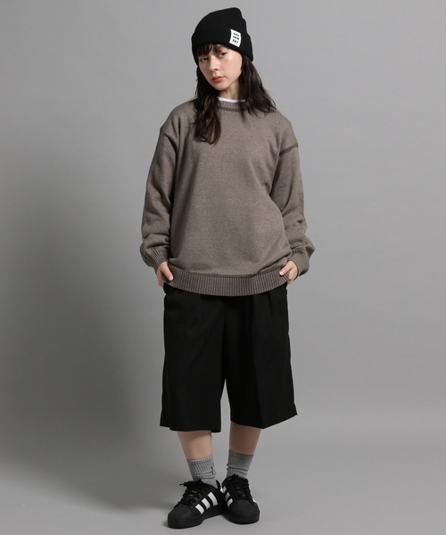 GEORGE'S(ジョージズ)の「ラインニットプルオーバー(ニット/セーター・メンズ・オフホワイト/モカ/ネイビー・MEDIUM/LARGE)」の14枚目の写真