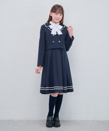 mezzo piano Junior（メゾピアノジュニア）の「セーラーショートジャケット&ジャンパースカートセット（スーツセット）」