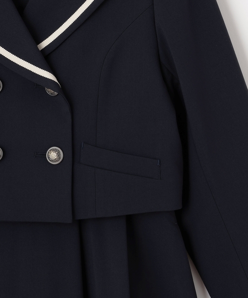 セーラーショートジャケット&ジャンパースカートセット（スーツセット