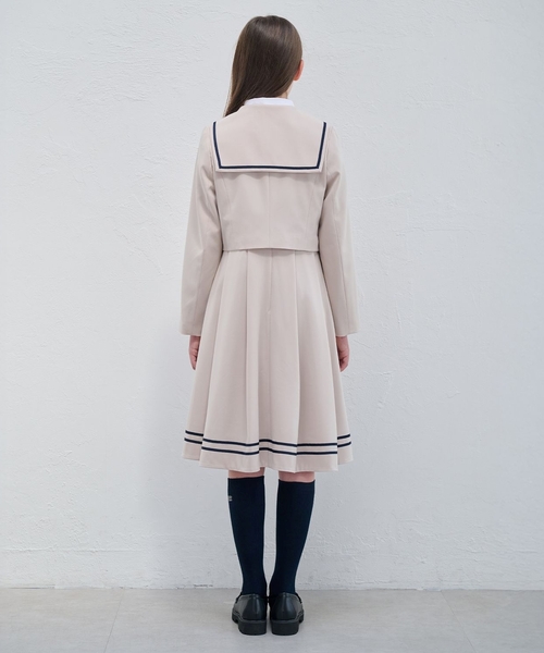 セーラーショートジャケット&ジャンパースカートセット（スーツセット