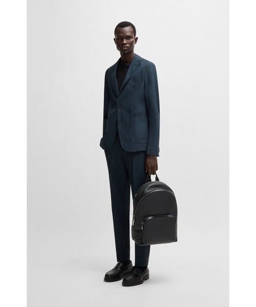 BOSS（ボス）の「パッカブル スリムフィット スーツジャケット はっ水ファブリック（テーラードジャケット・メンズ・ダークブルー・56/44/50/52/46/48/54）」の3枚目の写真